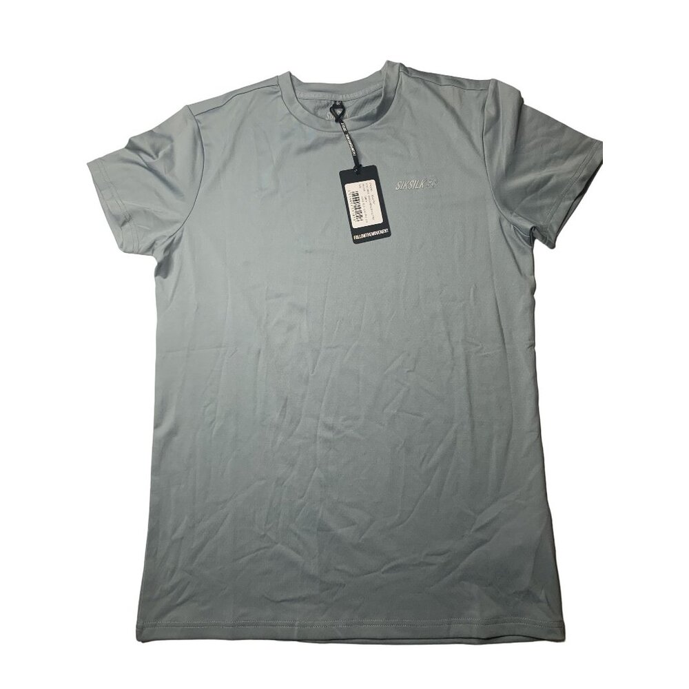 SikSilk Men's Grey Kruise Epoxy Tee Size US 40‎
